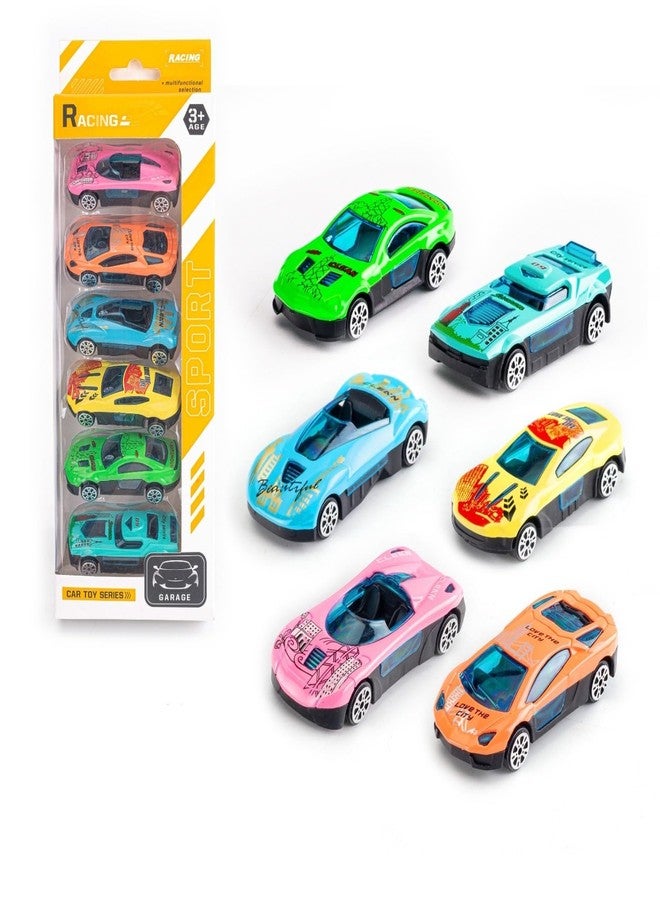 Jack Royal 6 PC Set Model Alloy Vehicle Model Metal Cars Vehicles, Car Play Set for Toddlers,Boys Die-Cast Car Set - Image 1